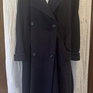 Navy Wool Coat